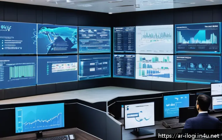 국제물류사 자격증 취득 후 커리어 로드맵 - A modern logistics control room in a Middle Eastern setting, featuring a diverse team of professiona...